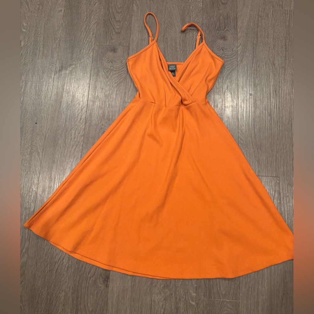 Orange Sleeveless Dress xxs